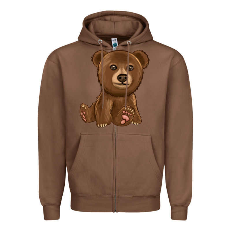 Bear Zipper Hoodie by texasbilliewilder | Teevron