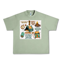 Oil Green camping life Urban Heavy Tee - MaliasSmallBusiness