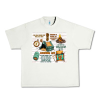 Pistachio camping life Urban Heavy Tee - MaliasSmallBusiness
