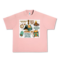 Salmon camping life Urban Heavy Tee - MaliasSmallBusiness