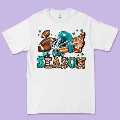 Tis The Season American Football Premium Tee Designed By Jasminsmagicworld