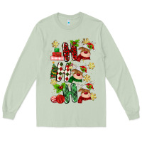 Matcha ho ho ho reindeer Long Sleeve Tee - MaliasSmallBusiness