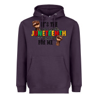 Plum its the juneteenth for me Heavyweight Hoodie - CowGirlArtShop