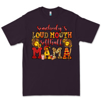 Plum somebody's loud mouth softball mama Premium Tee - Jasminsmagicworld