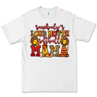 White somebody's loud mouth softball mama Premium Tee - Jasminsmagicworld