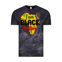 Cloud Black i am black history Vintage Tee - MaliasSmallBusiness