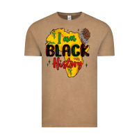 Vintage Coffee i am black history Vintage Tee - MaliasSmallBusiness