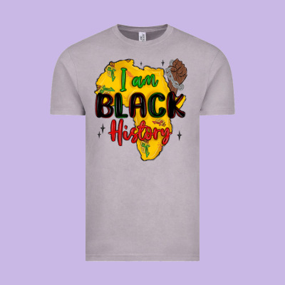 I Am Black History Vintage Tee Designed By Maliassmallbusiness