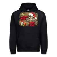 Black this is as merry as i get skull Urban Hoodie - FaDigitalArtStudio