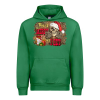 Emerald this is as merry as i get skull Urban Hoodie - FaDigitalArtStudio