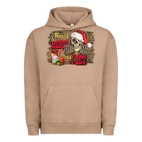 Pigment Burro this is as merry as i get skull Urban Hoodie - FaDigitalArtStudio