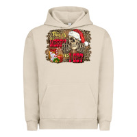 Pigment French Oak this is as merry as i get skull Urban Hoodie - FaDigitalArtStudio