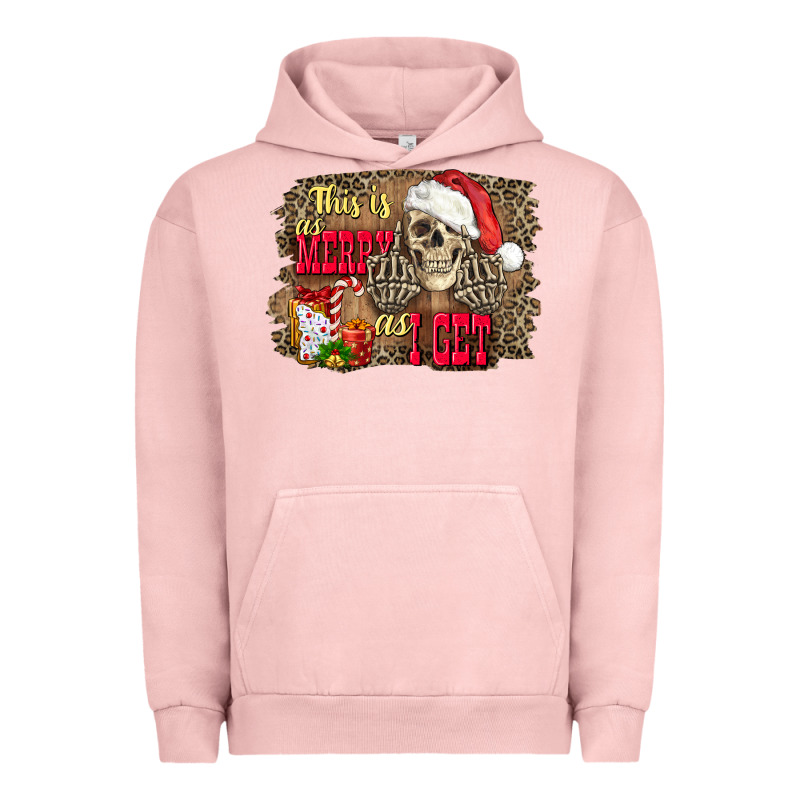 This Is As Merry As I Get Skull Urban Hoodie by FaDigitalArtStudio | Teevron