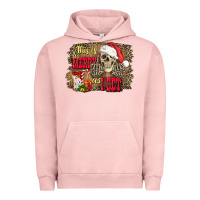 Pigment Salmon this is as merry as i get skull Urban Hoodie - FaDigitalArtStudio