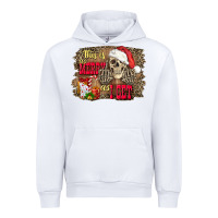 White this is as merry as i get skull Urban Hoodie - FaDigitalArtStudio