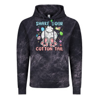 Cloud Black shake your cotton tail Vintage Hoodie - MaliasSmallBusiness