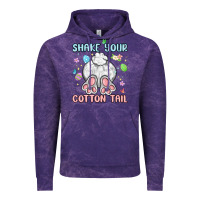 Cloud Purple shake your cotton tail Vintage Hoodie - MaliasSmallBusiness