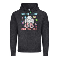 Vintage Black shake your cotton tail Vintage Hoodie - MaliasSmallBusiness