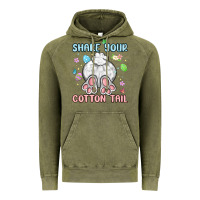 Vintage Olive shake your cotton tail Vintage Hoodie - MaliasSmallBusiness