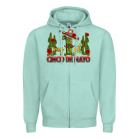 Seafoam my 1st cinco de mayo Zipper Hoodie - texasbilliewilder