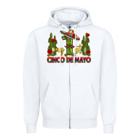 White my 1st cinco de mayo Zipper Hoodie - texasbilliewilder