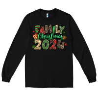 Black family christmas 2024 Long Sleeve Tee - MaliasSmallBusiness