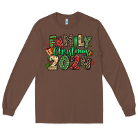 Chestnut family christmas 2024 Long Sleeve Tee - MaliasSmallBusiness