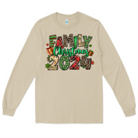 Mushroom family christmas 2024 Long Sleeve Tee - MaliasSmallBusiness