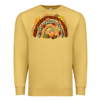 Antique Gold fall rainbow Premium Sweatshirt - CowGirlArtShop