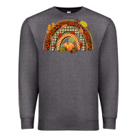 Charcoal Heather fall rainbow Premium Sweatshirt - CowGirlArtShop