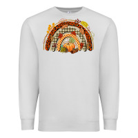 Dove Grey fall rainbow Premium Sweatshirt - CowGirlArtShop