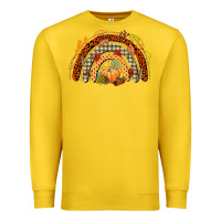 Lemon fall rainbow Premium Sweatshirt - CowGirlArtShop