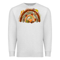 Oatmeal Heather fall rainbow Premium Sweatshirt - CowGirlArtShop