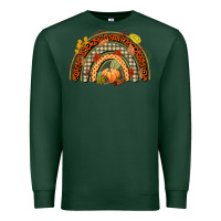Sports Green fall rainbow Premium Sweatshirt - CowGirlArtShop