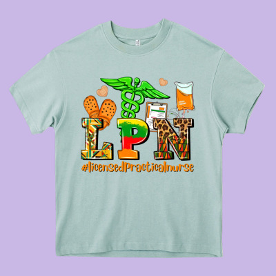 Lpn Juneteenth Licensed Practical Nurse Heavy Core Tee Designed By Adodesignshop