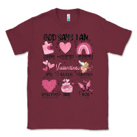 Burgundy funny valentines Classic Tee - MaliasSmallBusiness