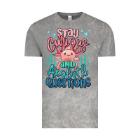 Cloud Rock stay curious and axolotl questions Vintage Tee - MaliasSmallBusiness