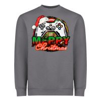 Storm Gamer Merry Christmas Heavyweight Sweatshirt - NancyCooperArtShop