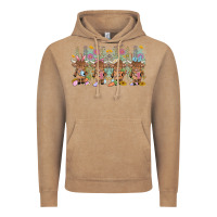 Vintage Coffee easter day baby highland cow Vintage Hoodie - MaliasSmallBusiness
