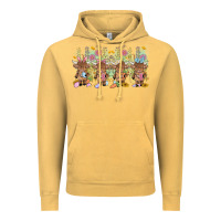 Vintage Mustard easter day baby highland cow Vintage Hoodie - MaliasSmallBusiness