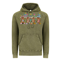Easter Day Baby Highland Cow Vintage Hoodie | Teevron