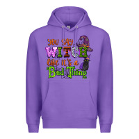 Purple you say witch like its a bad thing Premium Hoodie - CowGirlArtShop