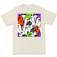 Bone boo ghosts seamless pattern Premium Tee - BundleAndBundleShop