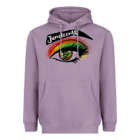 Lavender juneteenth eyelash cowgirl Heavyweight Hoodie - CowGirlArtShop