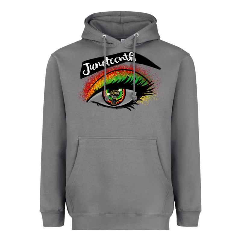 Juneteenth Eyelash Cowgirl Heavyweight Hoodie by CowGirlArtShop | Teevron