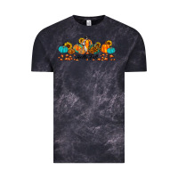 Cloud Black hello fall pumpkin sunflower Vintage Tee - JahusDesignShop