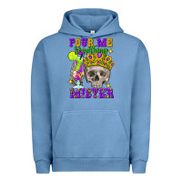 Pigment Pebble Blue skull pour me something mister Urban Hoodie - FaDigitalArtStudio
