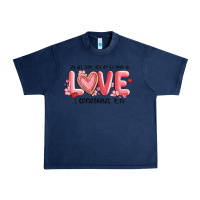 Navy let all that you do be done in love 1 corinthıans Urban Heavy Tee - MaliasSmallBusiness