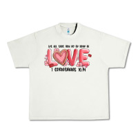 Pistachio let all that you do be done in love 1 corinthıans Urban Heavy Tee - MaliasSmallBusiness