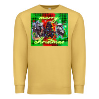 Antique Gold merry christmas gnomies Premium Sweatshirt - CowGirlArtShop